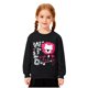 thumbnail image 2 of Blusas y camisas de cuello redondo y manga larga Zhongda Top de terciopelo de manga larga con cuello redondo estampado para niños Sudadera con capucha casual y cómoda para niños Sudadera con capucha B, 2 of 6