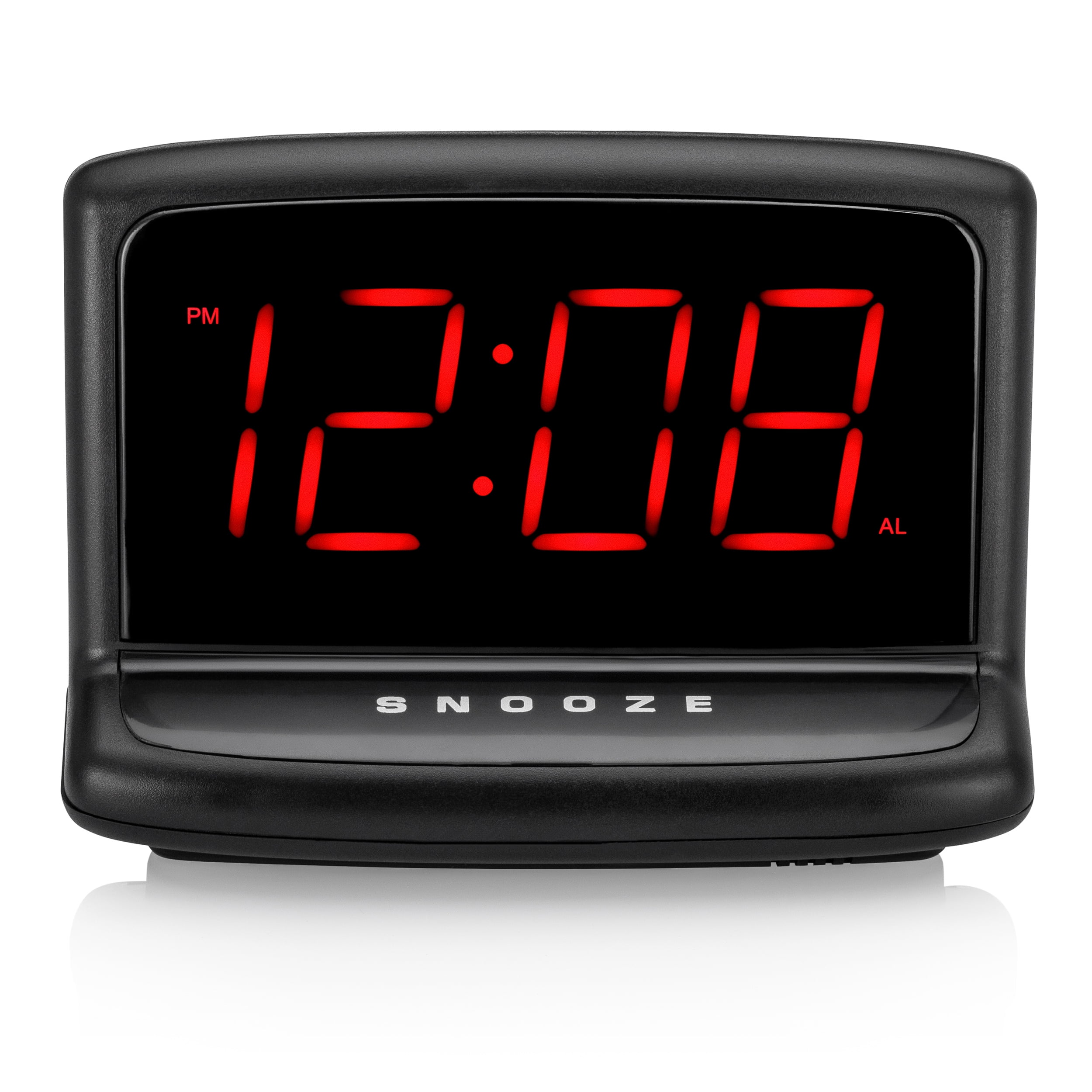 Homvilla Digital Alarm Clock with Large LED Temperature Display for Bedroom or 