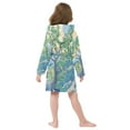 thumbnail image 7 of FORMRS Niños Bathrobe Unisex Hooded Robe Soft Plush Pajamas Sleepwear, Size 2-3T, Beige Tree, 7 of 7