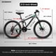 thumbnail image 4 of Bicicleta de montaña de suspensión completa de 27,5 pulgadas, amortiguadores dobles delanteros y traseros, frenos de disco mecánicos, 21 velocidades, adecuado para hombres y mujeres, 4 of 5