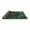 thumbnail image 2 of Ahgly Company Indoor Rectangle Persian Turquoise Blue Traditional Area Rugs, 2' x 4', 2 of 4