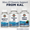 thumbnail image 6 of KAL Pantothenic Acid Sustained Release 1000mg | For Energy Storage & Release | Supports Metabolism of Carbs, Fats & Proteins | Vegetarian | 100ct, 6 of 6
