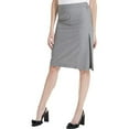 thumbnail image 2 of Max Studio London Womens Pleated Pencil Skirt, Black, 6, 2 of 5