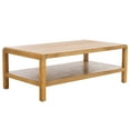 thumbnail image 4 of Safavieh Omara Glam 1 Shelf Pine Coffee Table, Natural, 4 of 10