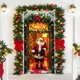 thumbnail image 4 of Herunwer Elastic Christmas Front Door Cover, Holiday Door Banner for Photography Background, Xmas Party Photo Booth and Home Decor, 4 of 6