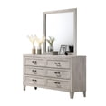 thumbnail image 2 of Miot 4pc Queen Bedroom Set- Headboard Shelves w Light- Whitewash, 2 of 7