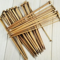 MLINS 36 Pieces 18 Pairs Crochet Needle Felting Needles Set Durable Carbonized Bamboo Professional Craft Enthusiasts