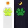thumbnail image 3 of Littleforbig Thigh High Cosplay 3D Night-Glow Paw Pad Silicone Kitten Over The Knee Silk Stockings - Green White, 3 of 5