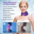 thumbnail image 2 of Envoltura de hielo para cuello HEALSTOK Cervical Hot & Frío Therapy, 2 of 7