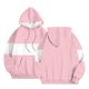 thumbnail image 5 of Ailaofu Women's Long sleeves Color Block Hoodie Tops Cute Casual Drawstring Loose Lightweight Pullover, 5 of 5