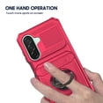 thumbnail image 3 of 6goodeals Compatible for Samsung Galaxy A16 Kickstand Rugged Cell Phone Credit Card Case Red, 3 of 7