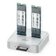 thumbnail image 2 of Maiwo M.2 SSD Docking Bay Estado de la unidad de la unidad de la unidad de la unidad de la unidad de 10Gbps Soporte de velocidad rápida Adaptador Convertidor Accesorios de computadora Tapón US Inevent EL005915-01B, 2 of 7