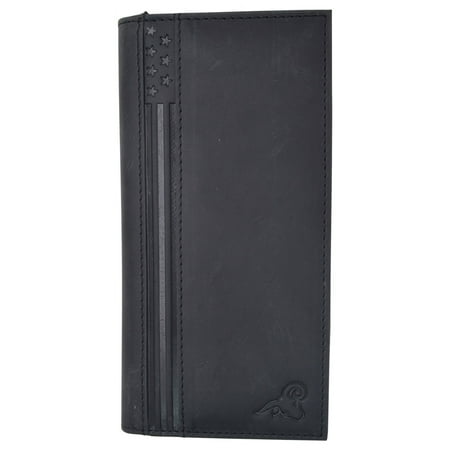 USA Genuine Leather Checkbook Cover For Men & Women Checkbook Holder Wallet RFID Blocking