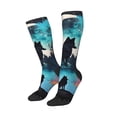 thumbnail image 3 of Cauagu Artistic Moon Valley Wolf Print Women's Men's Ankle Socks 1-pack Casual Athletic Socks for Unisex Adult Moisture-Wicking Socks for Daily Wear/Running/Sport, 3 of 8