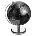 thumbnail image 2 of Vintage European Style Rotating Desktop Globe with Black Silver Meridian Stand – Elegant Educational Ornament for Office, Study & Adults, 2 of 5