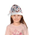 thumbnail image 5 of Rocae Red Blue Leaves for Christmas Hat for Kids Hats Christmas Party Supplies, 5 of 6