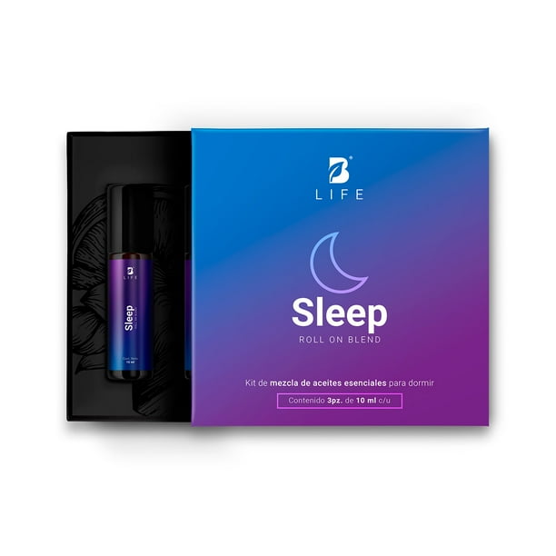 Kit 3 Aceites Esenciales Corporales En Roll On | 10 ml c/u | Kit Sleep Roll On | B Life.