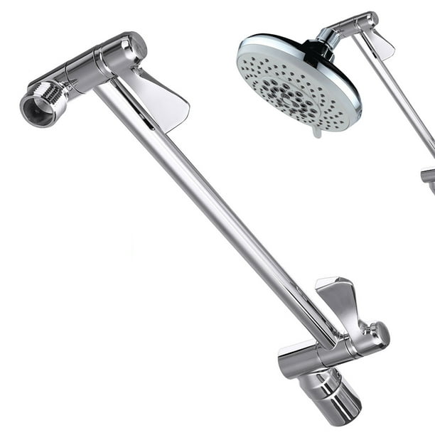 Novashion 11in Solid Brass Height, Extendable Shower Arm