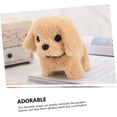 thumbnail image 4 of Can walk will call the dog Jouet en Peluche simulation Électrique Col Fourrure Dorée, 4 of 7