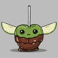 thumbnail image 2 of Men's Star Wars: The Mandalorian Grogu Candy Apple Graphic Tee Athletic Heather X Large, 2 of 5