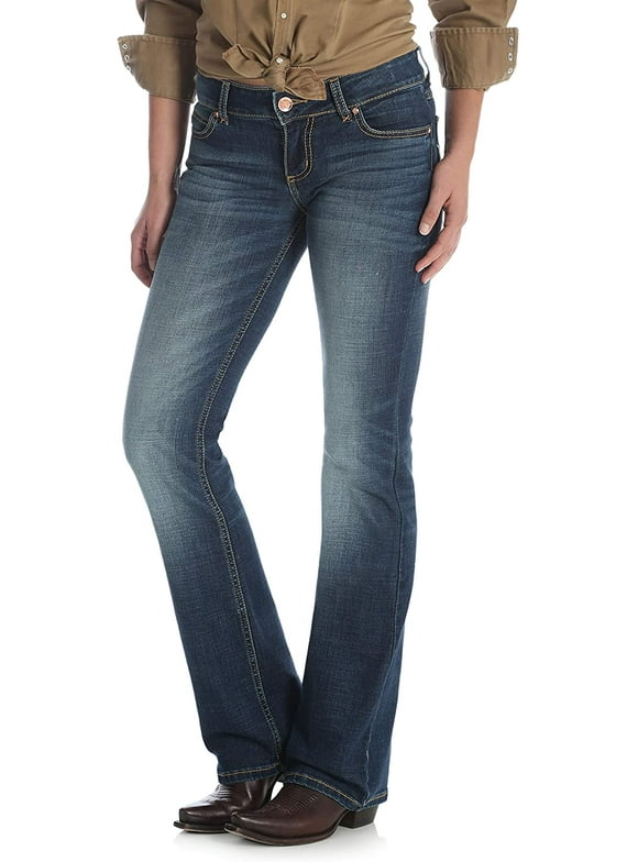 Wrangler Womens Bootcut Jeans in Womens Jeans | White Wrangler Womens Bootcut Jeans in Womens Jeans | White