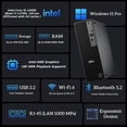 thumbnail image 2 of Dell Pro Slim QCS1250 SFF Desktop, New OptiPlex, Intel 14th Gen i5-14500 (14 Cores, Up to 5.0GHz), 16GB DDR5 RAM, 256GB PCIe SSD, HDMI+DP, Up to 4 Monitor Support, Type-C, Wi-Fi 6E, Win 11 Pro, 2 of 9