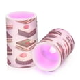 thumbnail image 7 of Yayeee Flameless Candles with Remote Flickering Battery Operated Multi Color Changing, Cute Chocolate Cakes, 7 of 7