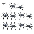 thumbnail image 1 of Toystoory 10 Uds. De juguetes difíciles de Halloween, accesorios de animales de simulación realistas de plástico, decoraciones para fiesta de Kits de decoración para fiestas negro 50 pcs, 1 of 6