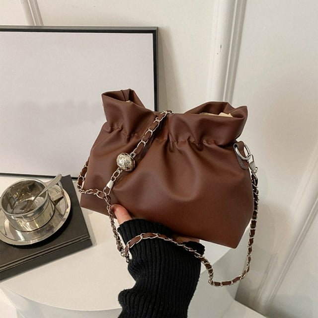 Bolso informal de moda para mujer, bolso de hombro, bolso de mensajero, cartera, bolso de hombro de PU