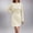 Beige, variant on YHAJDS Women's Fall Winter Casual dress,Women's Dresses Long Sleeve Dress Solid Color Neck Slim Fitted Mini Party Club Mid Calf Length Elastic Waist Comfortable Dresses