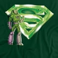 thumbnail image 2 of Superman T-Shirt Lex & Kryptonite Logo Unisex Graphic Tee For Men & Women, 2 of 7