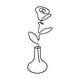 thumbnail image 4 of Adorno colgante de pared para el Día de la Madre, chimenea de metal, decorativo para el Día de la Madre flor de liana, 4 of 9