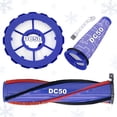 thumbnail image 1 of DC50 Cepillo de Rodillo y Reemplazo de Instalador Compatible con Dy*son DC50 Animal Aspiradora Completa Multipiso, Kit de Cepillo de Filtros, Comparar con la Parte 964705-01 965081-01 965080-01, 1 of 7