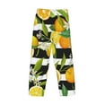 thumbnail image 5 of Daiia Orange and Lemon Men's Sleep Pant with Pockets and Drawstring,Pajama Pants-XX-Large, 5 of 9