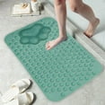 thumbnail image 4 of JingChun Bathtub Mat Non Slip, Shower Foot Scrubber Mat, Long Bath Mat for Tub Non Slip with Suction Cups Drain Holes, Shower Mat with Foot Scrubber, Machine Washable, 4 of 6