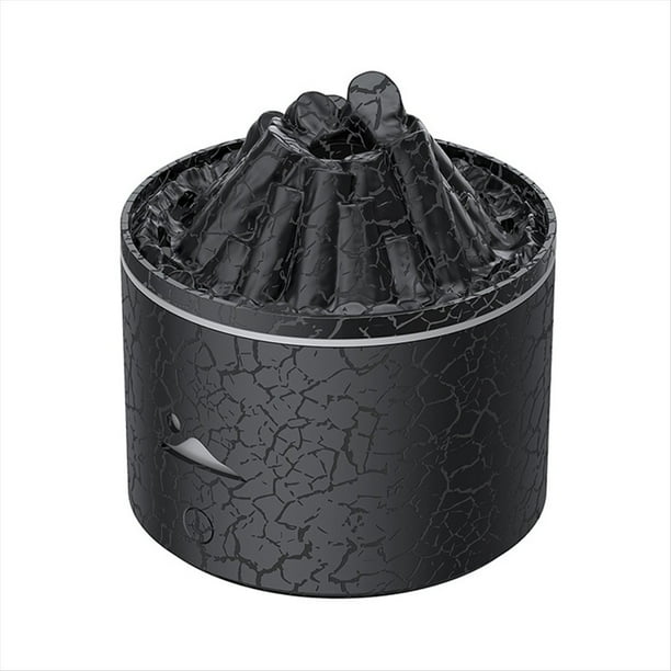 Difusor de Aceites Esenciales de 180 Ml, Humidificador Volcán con Aroma A Llama, Niebla de Medusas, LED de 7 Colores, Apagado Automático para el Hogar y la Oficina, B