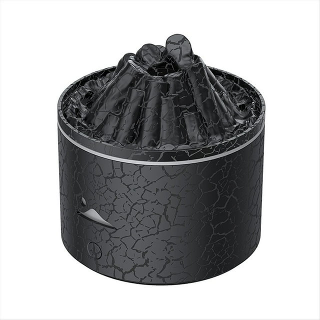 Difusor de Aceites Esenciales de 180 Ml, Humidificador Volcán con Aroma A Llama, Niebla de Medusas, LED de 7 Colores, Apagado Automático para el Hogar y la Oficina, B