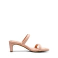 thumbnail image 2 of DREAM PAIRS Women's Square Toe Heels for Women Two Strap Open Toe Low Block Chunky Heels Sandals Dress Pumps Shoes, 2 of 6