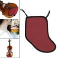 thumbnail image 3 of Reposapiés para violín shamjiam almohadilla para hombro plegable para violín profesionales rojo, 3 of 9