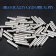 thumbnail image 3 of Glarks 50-Pieces 5x25mm Dowel Pin Stainless Steel Shelf Support Pegs Pin Rod Fasten Elements, 3 of 6