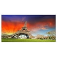 thumbnail image 2 of Paris Eiffel TowerUnder Ciel Coloré - Impression sur Toile, 2 of 3
