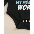 thumbnail image 6 of 12 Months Baby Boys Clothes 18 Months Boys 2PCS Outfits Set Dinosaur Print Infant Boys Long Sleeve Hoodie Top Overalls Pants Set Black, 6 of 10