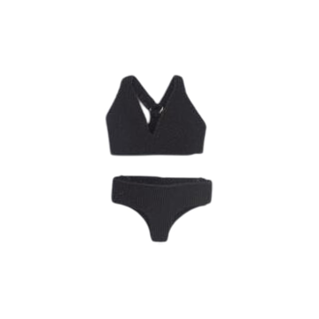 1/12 figuras femeninas ropa de muñeca ropa de muñeca DIY Decoración elegante Decoración Sportswear Ropa en miniatura para Cuerpo de 6 pulgadas Figuras negro