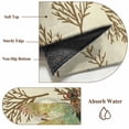 thumbnail image 6 of Vintage Dragonfly Area Rugs 6'x9', Washable Small Throw Rugs for Kitchen Dining room, Vintage Brown Tree Branch Indoor Outdoor Rug Non-Slip Low Pile Carpet Runner Reversible Floor Mats, 6 of 8