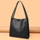 thumbnail image 5 of Bolso de mano para mujer, bolso de mano de cuero de gran capacidad, bolso de viaje (negro), 5 of 8