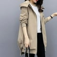 thumbnail image 4 of Vedolay Suit Jacket Womens Casual Jacket Shawl Collar Long Sleeve Open Front Work Office Jackets,Khaki L, 4 of 4
