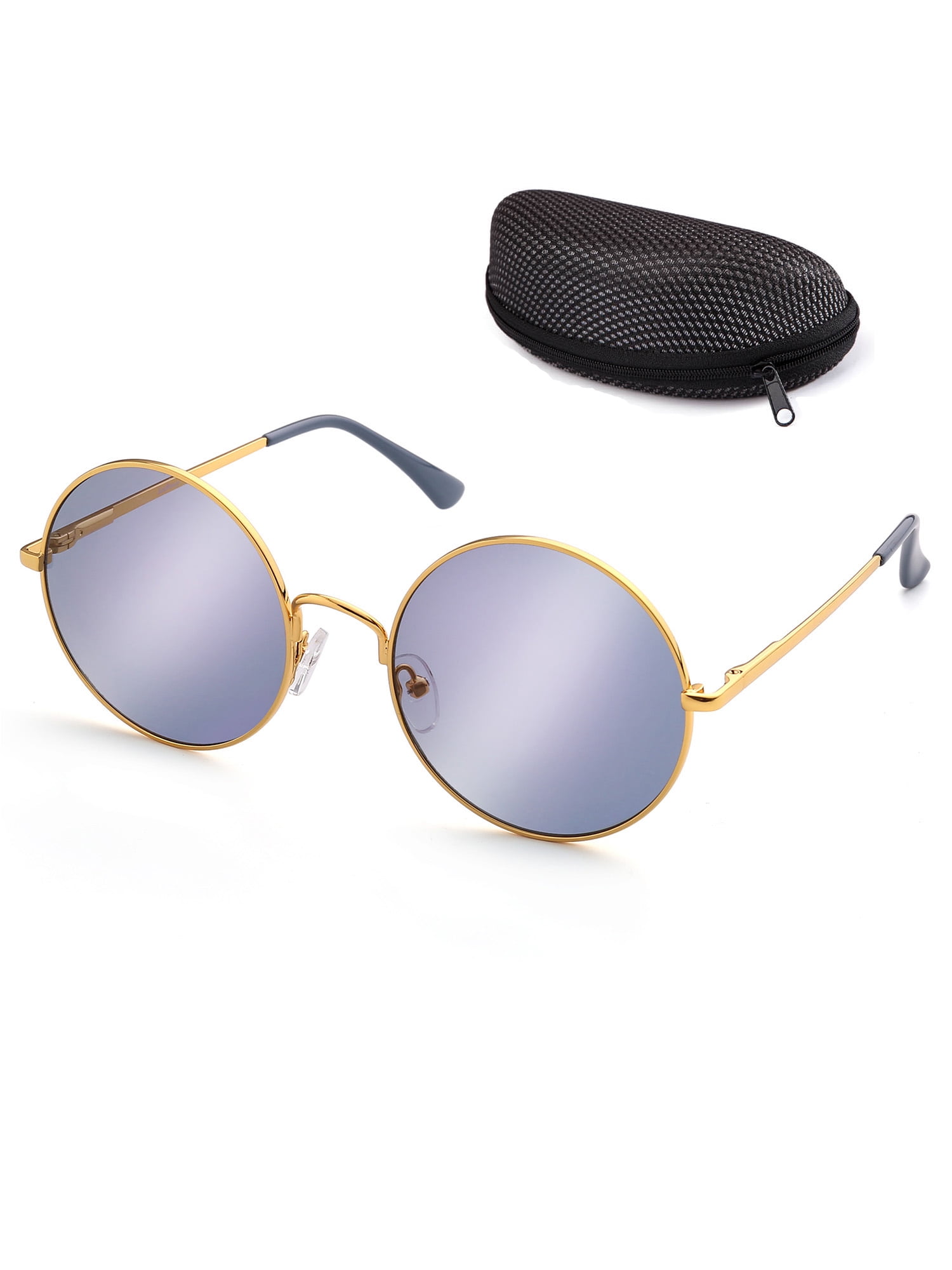 Womens Accessories Sunglasses Swarovski 55mm Round Sunglasses in Blue 