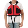 thumbnail image 1 of Greeniant Chalecos flexibles con hebilla cómodos suministros de emergencia impermeables accesorios de navegación para adultos pesca al aire Chalecos y chalecos Rojo Greeniant OD021357-03, 1 of 6