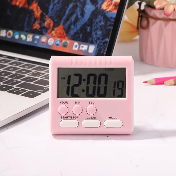 Temporizador de cocina Cocina digital Cuenta ascendente Cuenta regresiva Alarma Dormir Cronómetro Relojes Hugtrwg Para estrenar