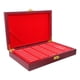 thumbnail image 1 of 1 caja de madera para guardar monedas, contenedor de madera para monedas conmemorativas., 1 of 7
